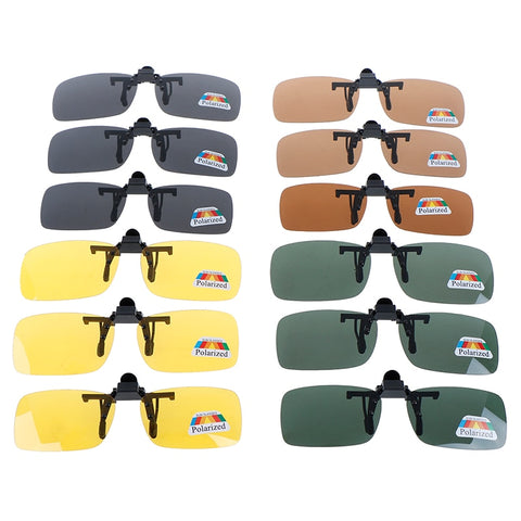 Image of Clip-On Polarized Driving Glasses