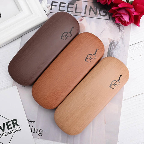 Image of High Quality Wooden Glasses Case