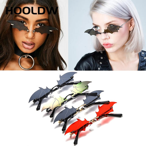 Image of Unique Wave Rimless Sunglasses